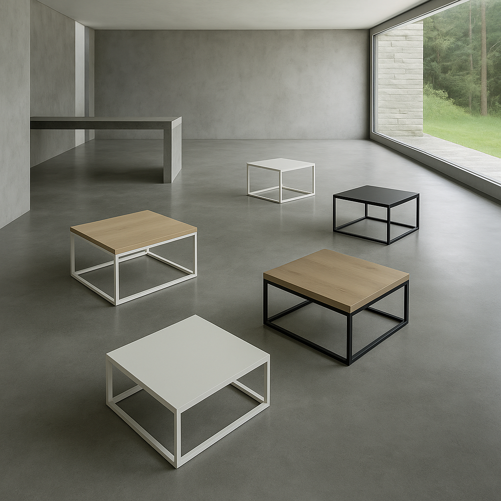 Beistelltisch / Size  60 x 60 cm Höhe 35 cm