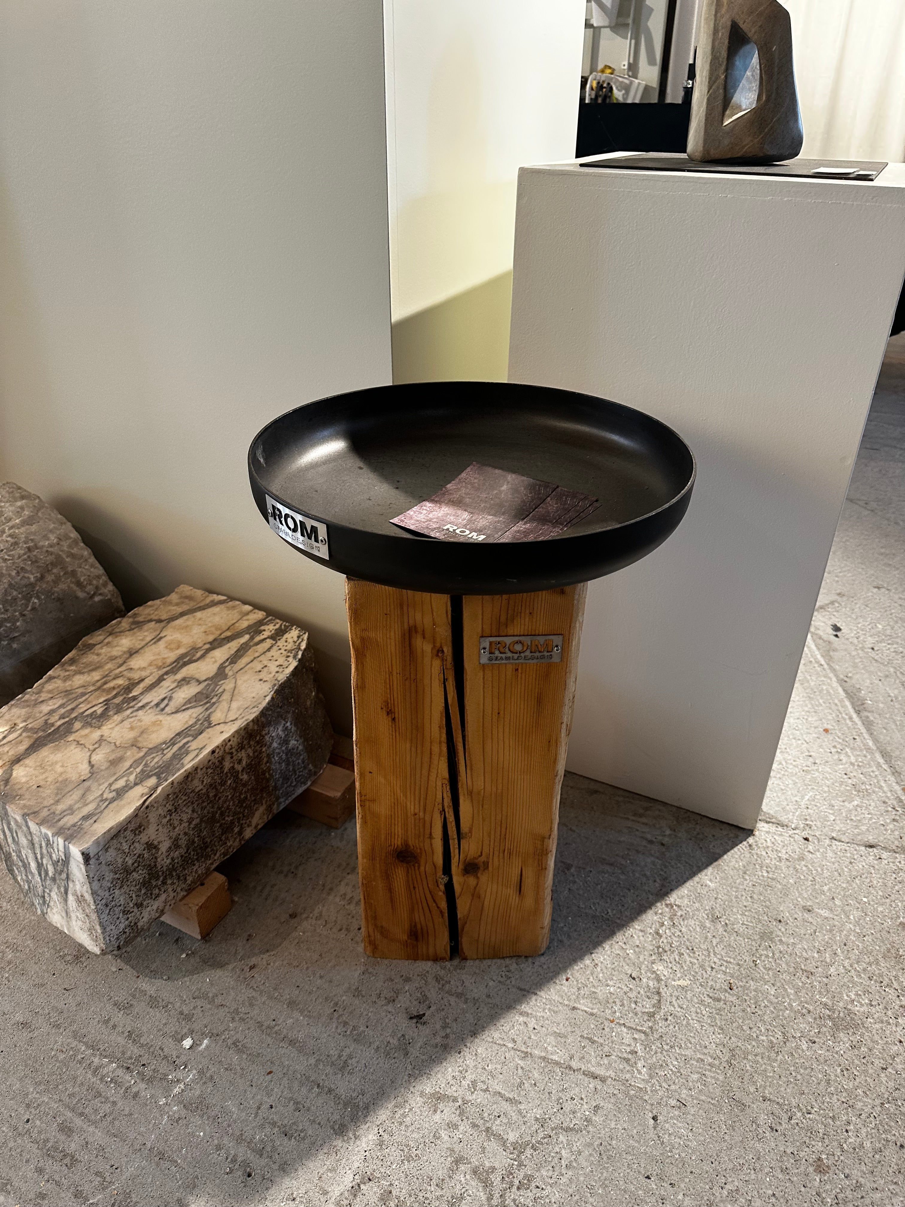 Dekoschalen Stahl rund Durchmesser 40 cm
